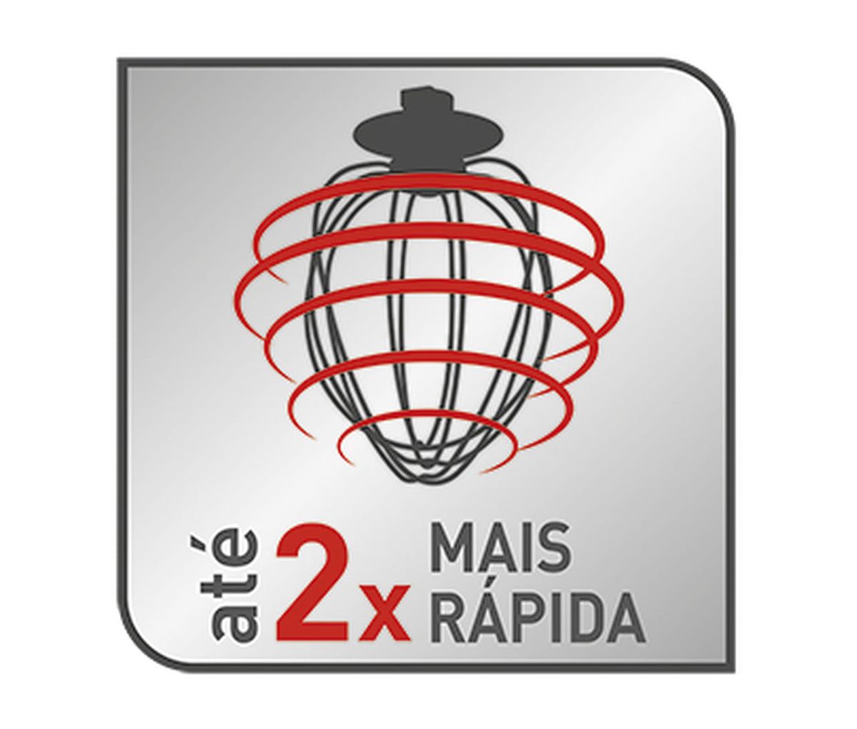 Batedeira Planetária Arno Nova Deluxe 600W com 2 Batedores e 8 Velocidades Preta SX34