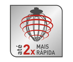 Batedeira Planetária Arno Nova Deluxe 600W com 2 Batedores e 8 Velocidades Preta SX34