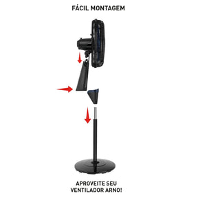 Ventilador Arno Xtreme Force Breeze Coluna 40cm VB4C