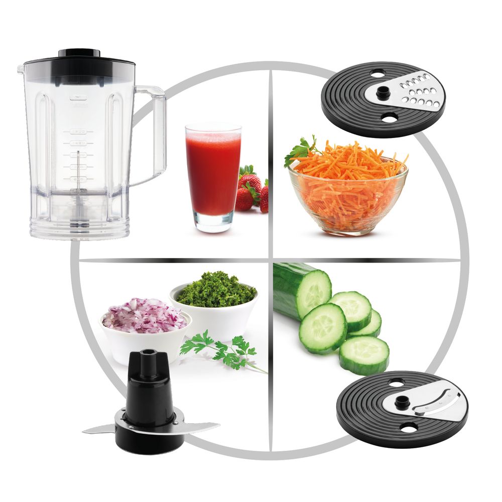 Multiprocessador de Alimentos Arno Multichef 4 em 1 com 600W MP60