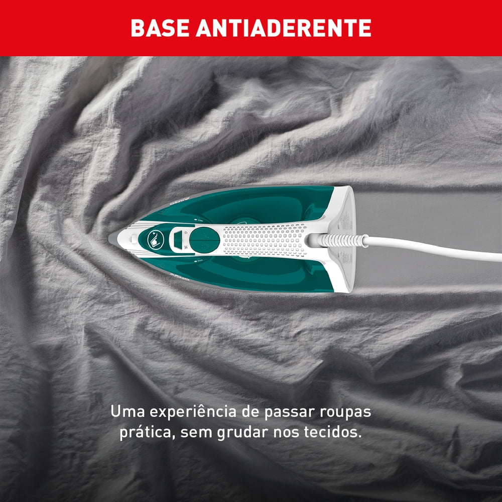 Ferro a Vapor Elétrico Arno Steamgliss Base Antiaderente e Ponta de Precisão FSGP