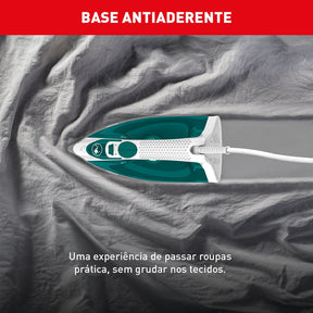 Ferro a Vapor Elétrico Arno Steamgliss Base Antiaderente e Ponta de Precisão FSGP