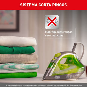 Ferro a vapor Arno Ecogliss com Modo Econômico FEC1