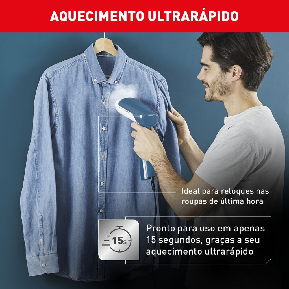 Vaporizador de Roupas Portátil Arno Steam Minute HS61
