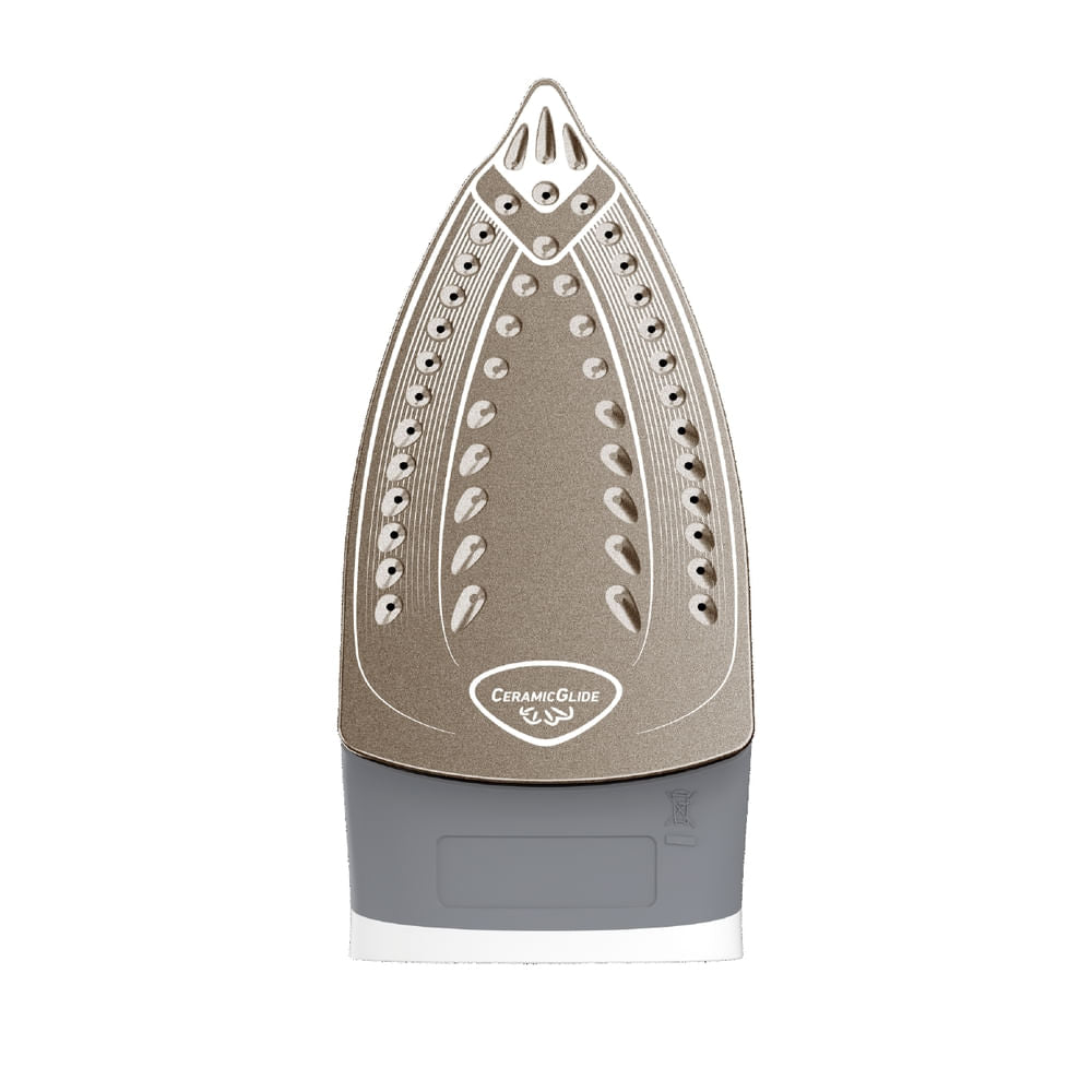 Ferro a Vapor Elétrico Arno Steamgliss Base Ampla de Cerâmica e Ponta de Precisão FSGC