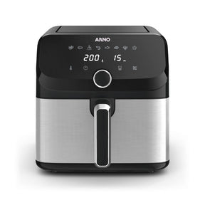 Fritadeira Air Fryer Arno Mega Digital 7,5L Inox AFD7