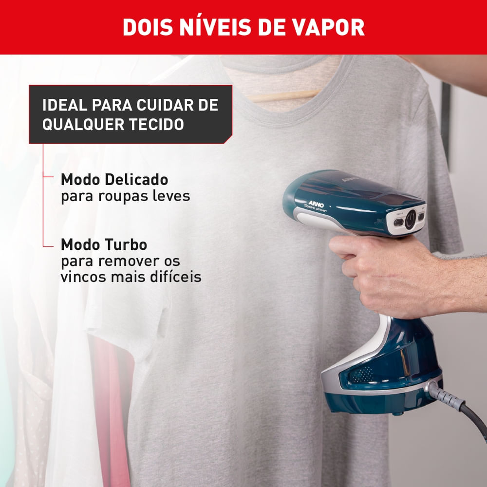 Vaporizador de Roupas Portátil Arno Steam Power HS81