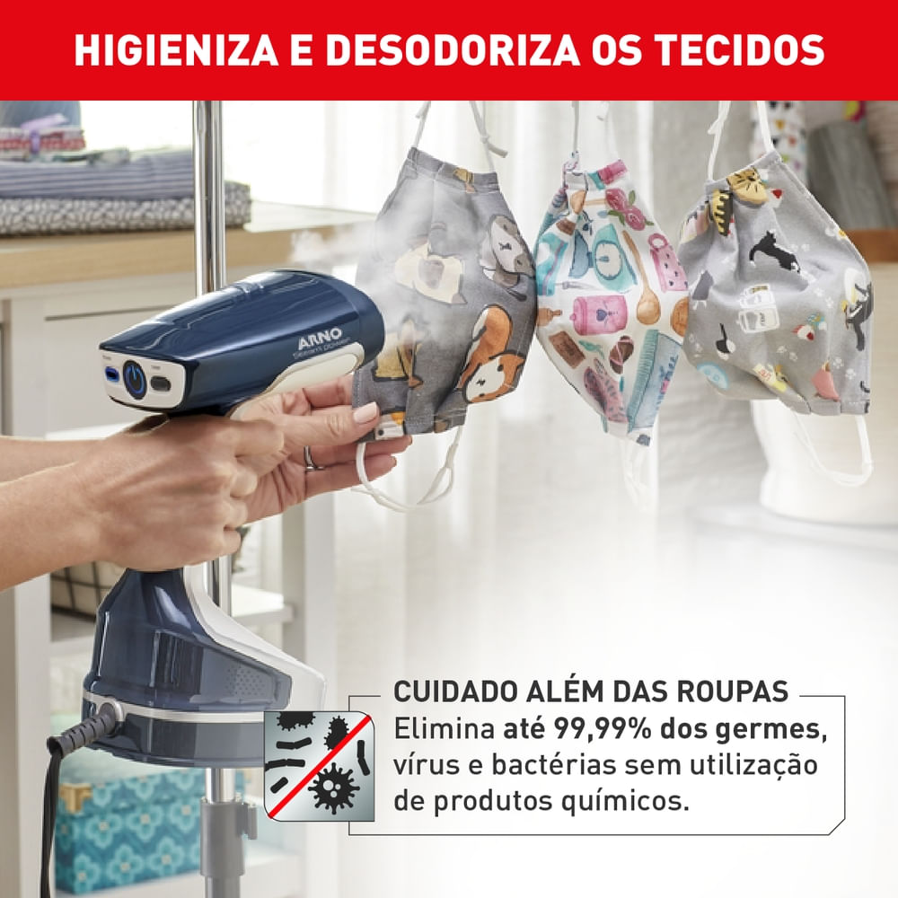 Vaporizador de Roupas Portátil Arno Steam Power HS81