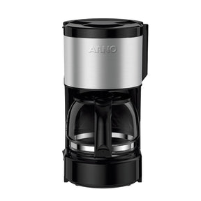 Cafeteira Filtro Arno Perfectta Inox com 600ml de Capacidade e Jarra de Vidro CFPI