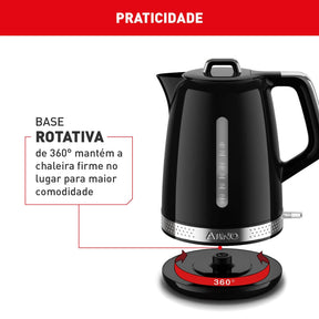 Chaleira Elétrica Arno Soleil 1,7l Preta SPKE