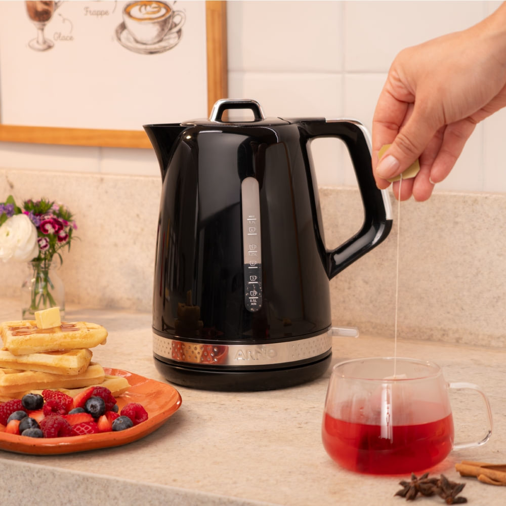 Chaleira Elétrica Arno Soleil 1,7l Preta SPKE