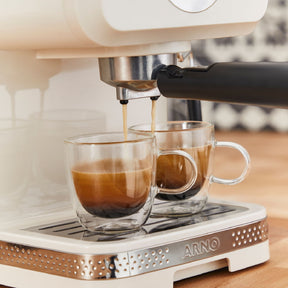 Cafeteira Arno Espresso Steam e Pump Opio Soleil Marfim SCSP