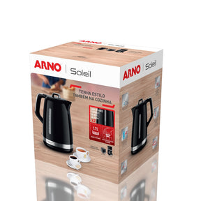 Chaleira Elétrica Arno Soleil 1,7l Preta SPKE