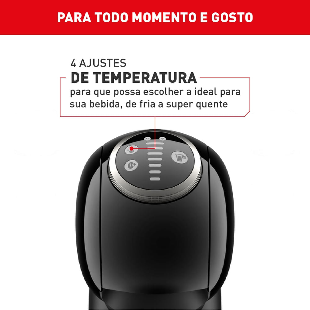 Nescafé Dolce Gusto Arno Genio S Plus Multibebidas Digital Automática Preta DGS2