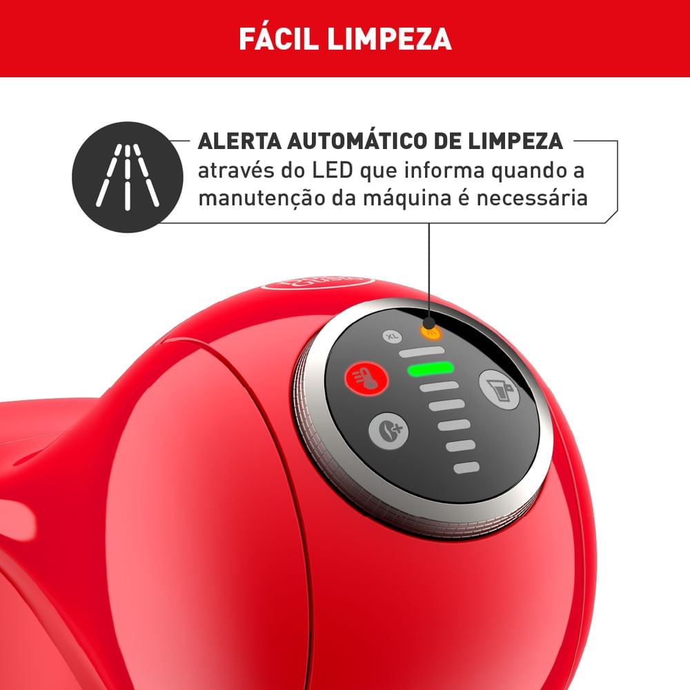 Nescafé Dolce Gusto Arno Genio S Plus Multibebidas Digital Automática Vermelha DGS3