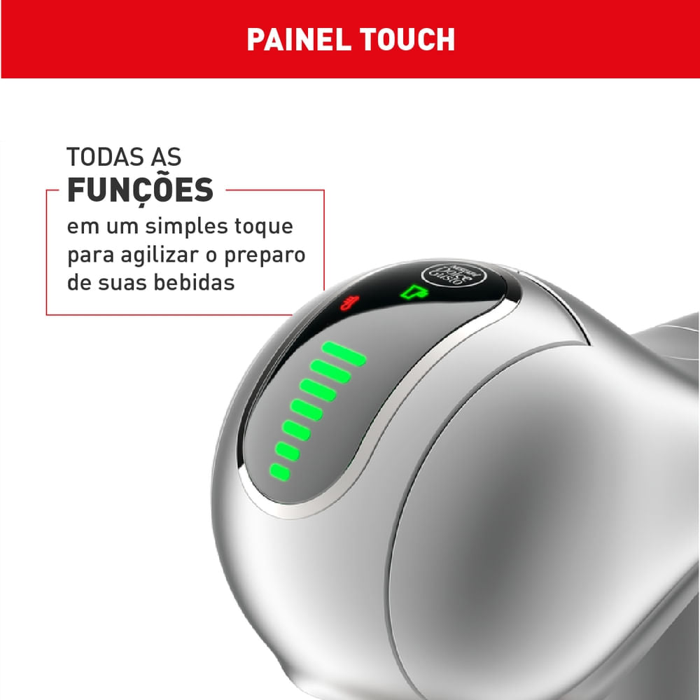 Nescafé Dolce Gusto Arno Genio S Touch Multibebidas Digital Automática Cinza DGS4