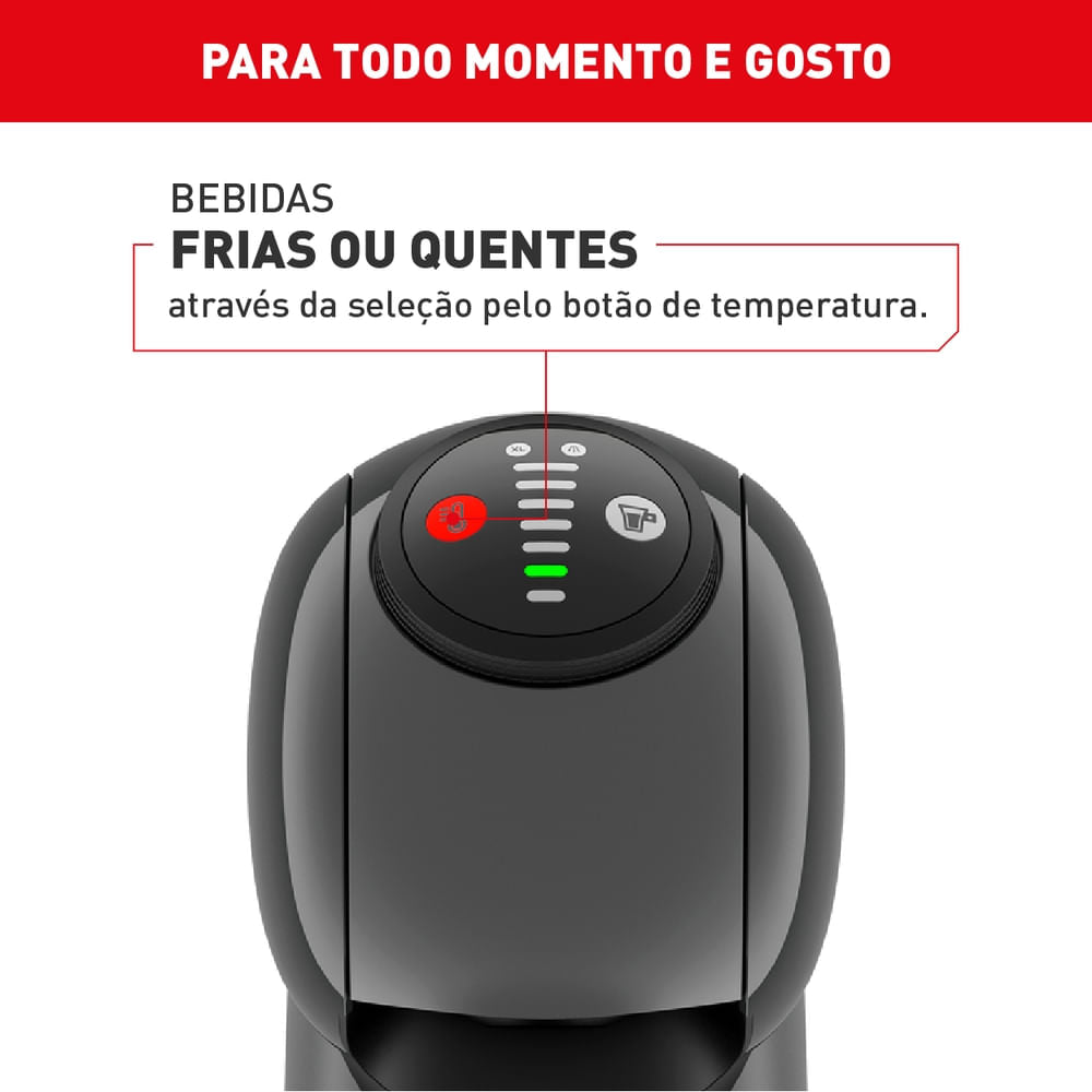 Nescafé Dolce Gusto Arno Genio S Basic Multibebidas Digital Automática Grafite DGS5