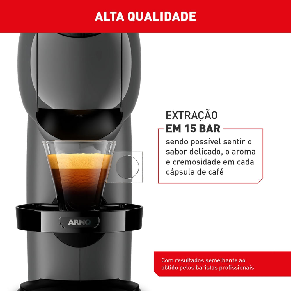 Nescafé Dolce Gusto Arno Genio S Basic Multibebidas Digital Automática Grafite DGS5