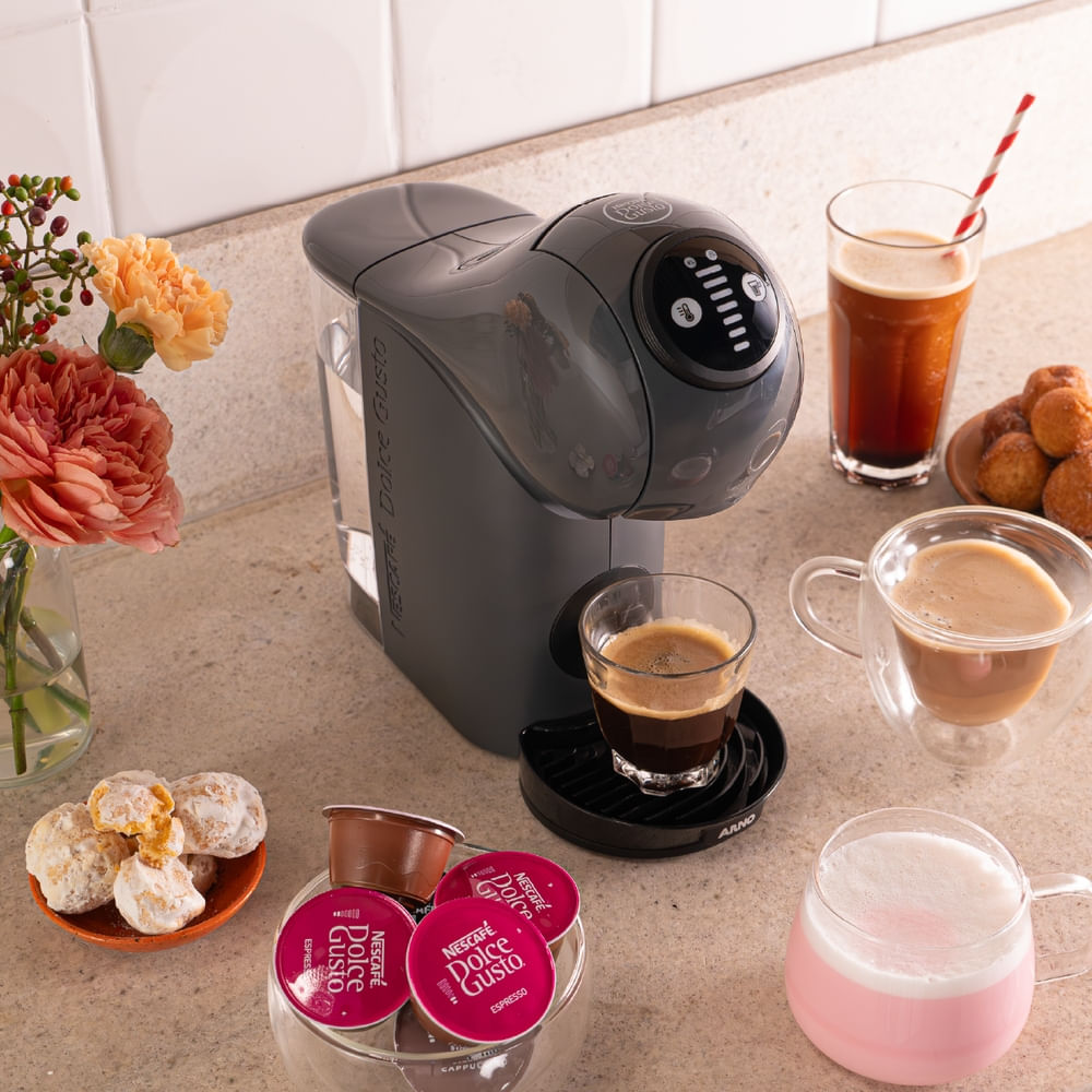 Nescafé Dolce Gusto Arno Genio S Basic Multibebidas Digital Automática Grafite DGS5