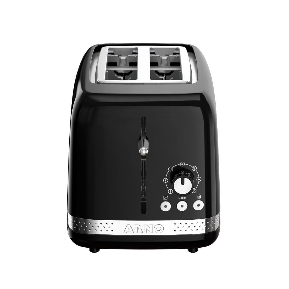Torradeira Arno Soleil com 7 níveis de tostagem Preta SPTO