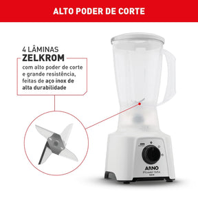 Liquidificador Arno Power Mix Branco LQ12