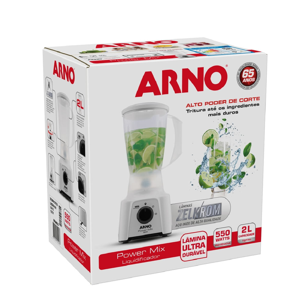 Liquidificador Arno Power Mix Branco LQ12