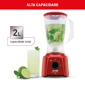 Liquidificador Arno Power Mix Vermelho LQ11