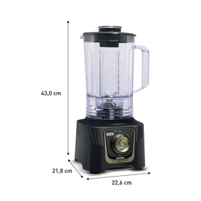 Liquidificador Arno Power Max Autolock 1400W Cinza LN82