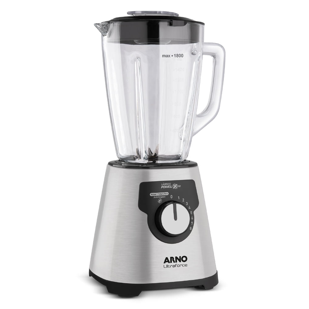 Liquidificador Arno Ultraforce Inox Jarra de Vidro LN92