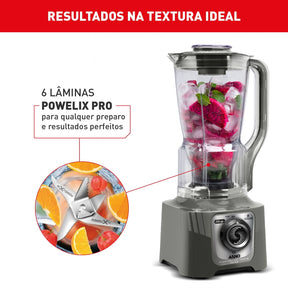 Liquidificador Arno Power Max XXL 1400W Cinza LN87