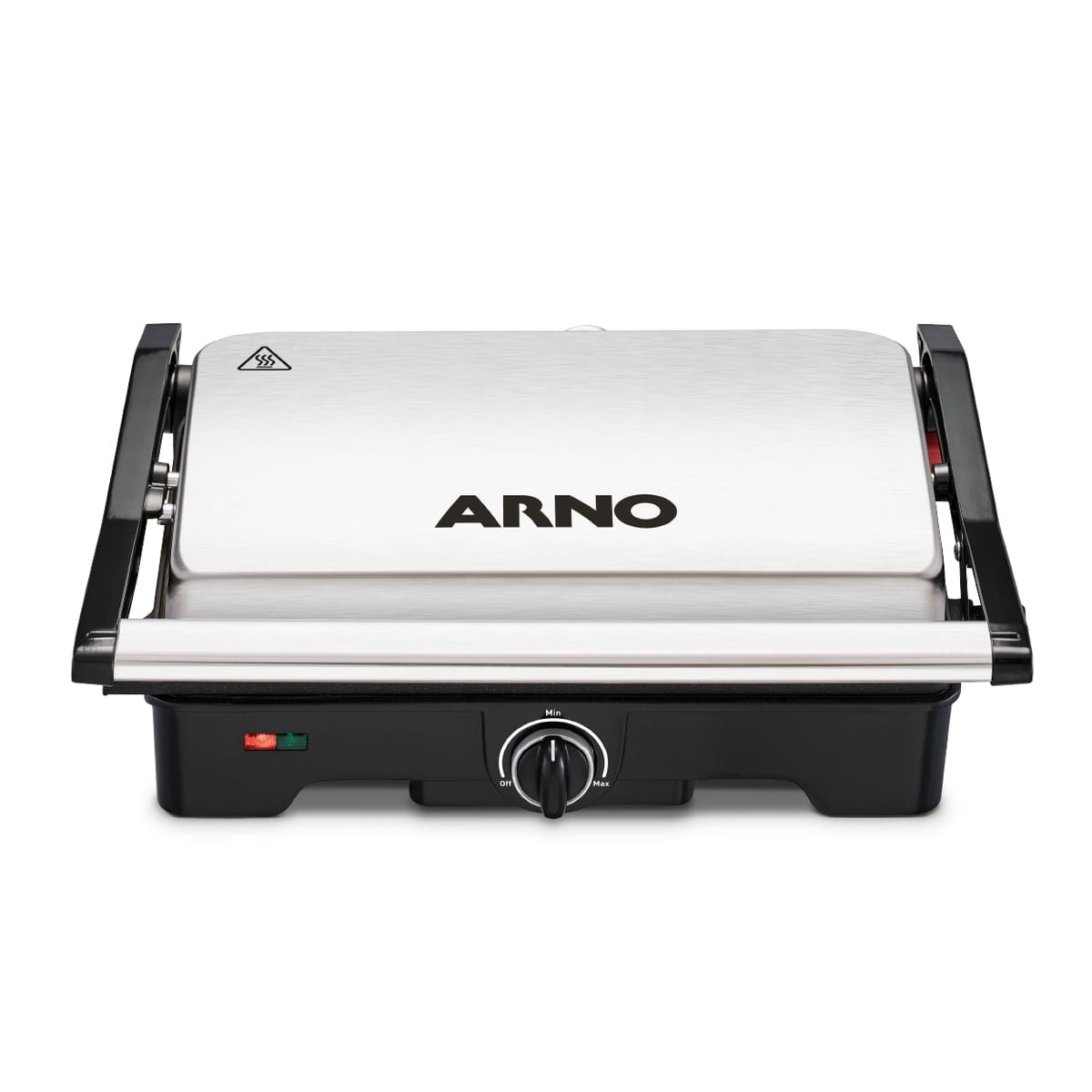 Grill Arno Dual Inox com abertura de 180° GNOX