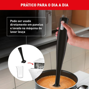 Mixer Portátil Turbomix Arno Duo 200W com Copo Medidor MX21