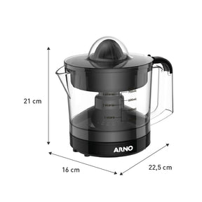 Espremedor de Frutas Arno Suco Express 40W e 750ml de Capacidade Preto CP31