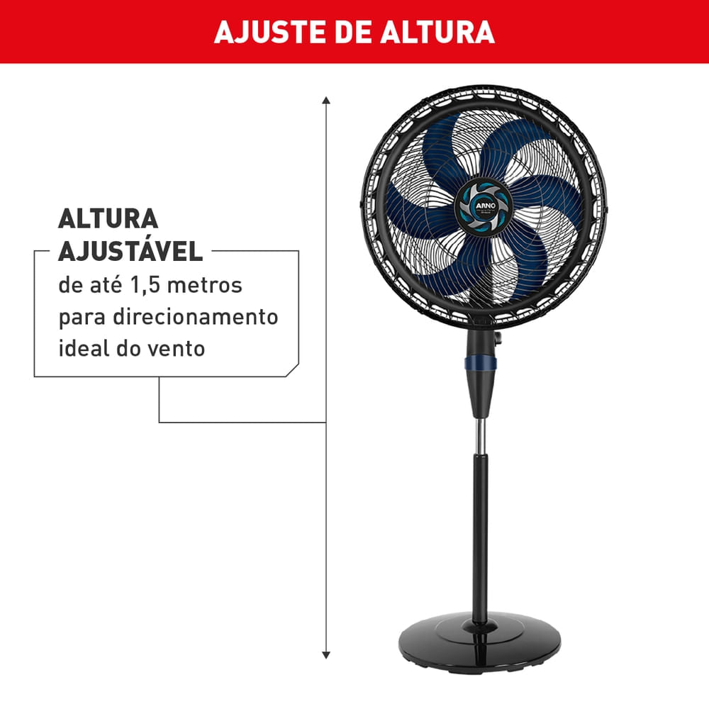 Ventilador Arno Xtreme Force Breeze Coluna 50cm VB52