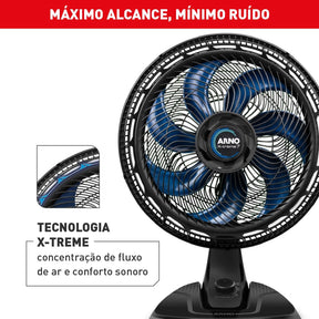 Ventilador Arno X-treme 7 Mesa 40cm VE70