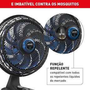 Ventilador Arno X-treme 9 Mesa Repelente 40cm VE95