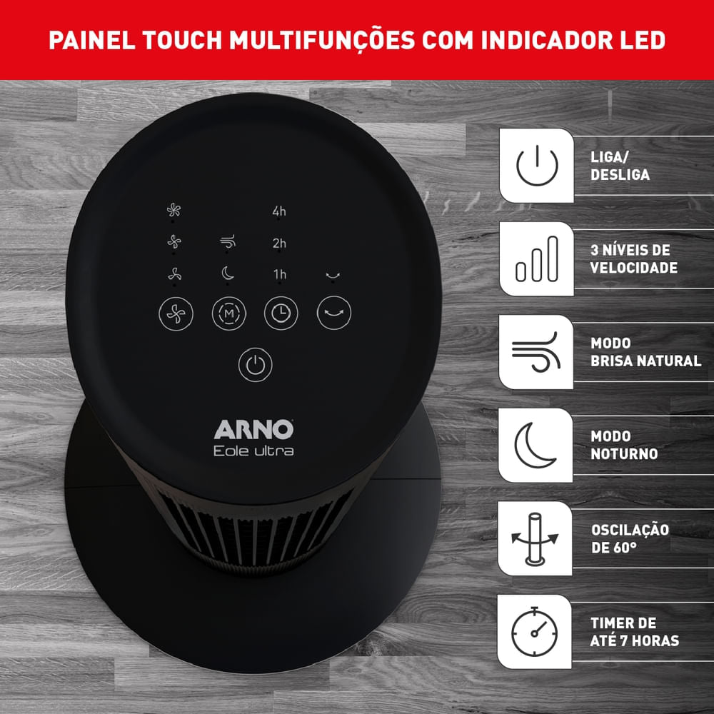 Ventilador Arno Eole Ultra de Torre NEO2