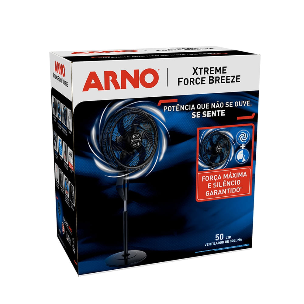 Ventilador Arno Xtreme Force Breeze Coluna 50cm VB52