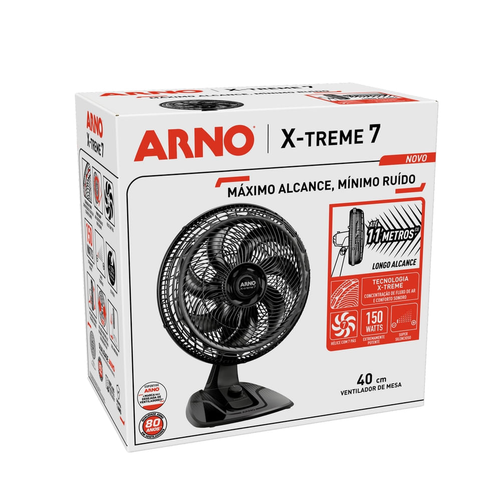Ventilador Arno X-treme 7 Mesa 40cm VE70