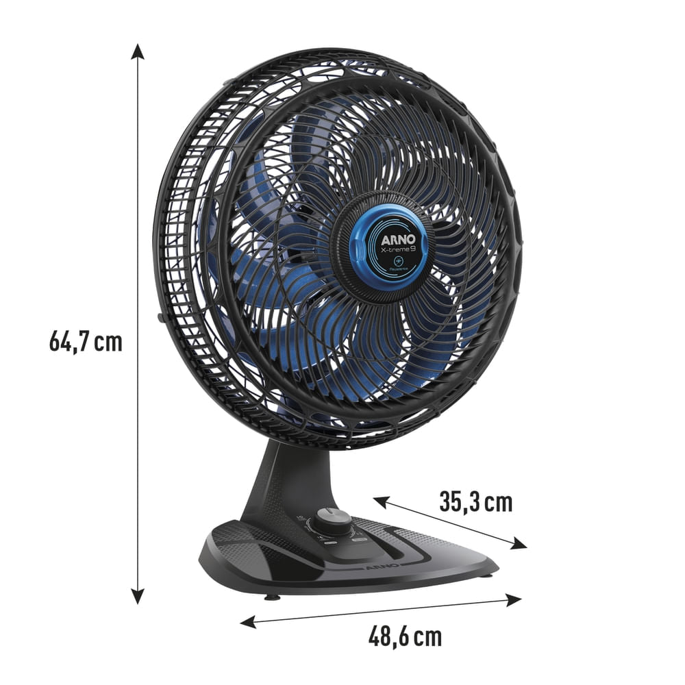 Ventilador Arno X-treme 9 Mesa Repelente 40cm VE95