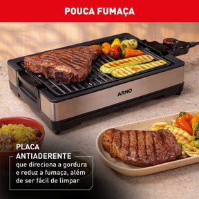 Churrasqueira Elétrica Arno Mais Sabor e Menos Fumaça GPRA