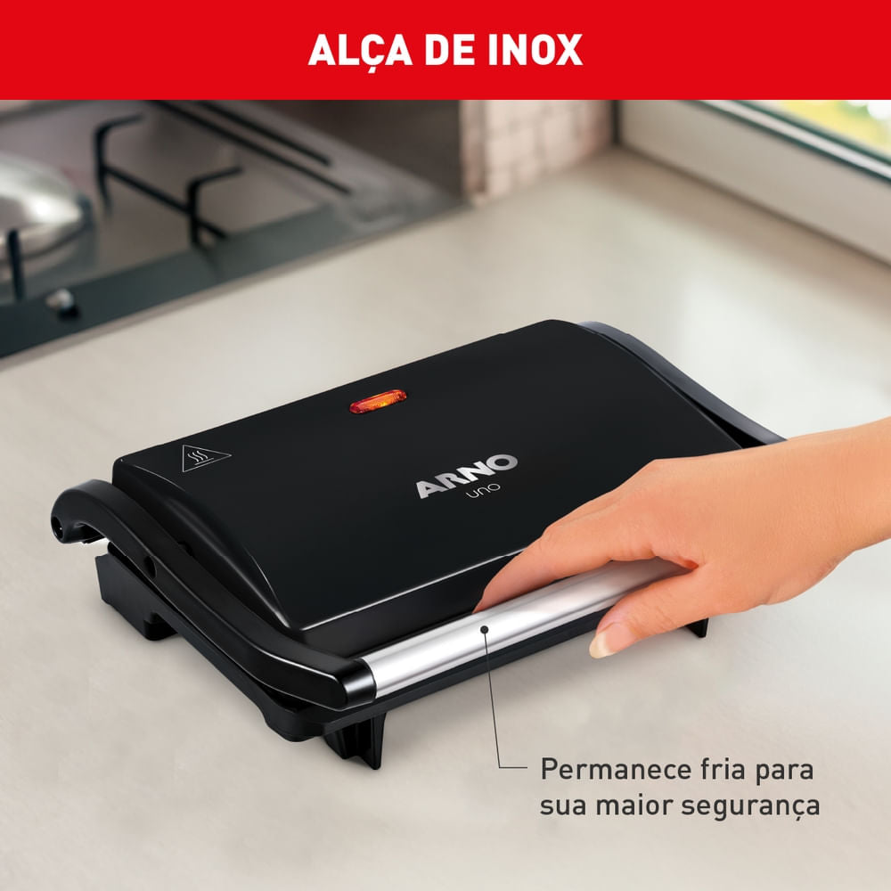 Sanduicheira Grill Arno Compact Preto GPTO