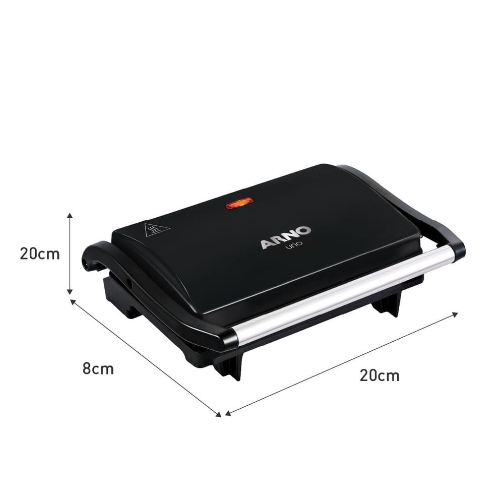 Sanduicheira Grill Arno Compact Preto GPTO