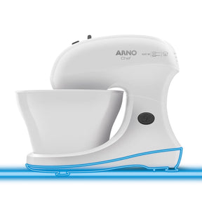 Batedeira Arno Chef 400W 2 batedores multifuncionais 5 Litros Branca SM00