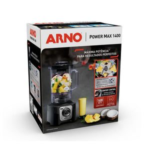 Liquidificador Arno Power Max 1400W Preto LN65