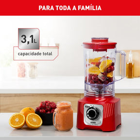 Liquidificador Arno Power Max Vermelho 1400W LN63