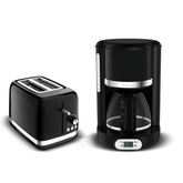 Kit Cafeteira e Torradeira Soleil Preta