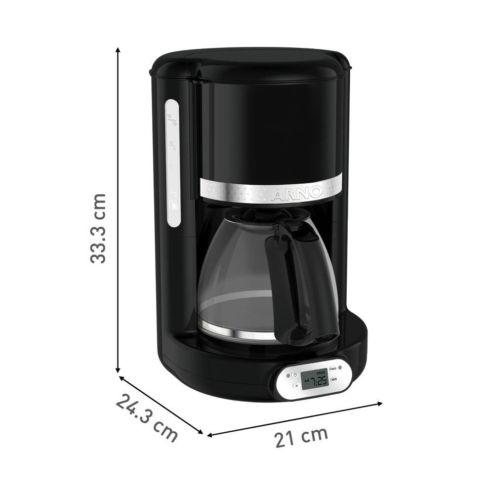 Kit Cafeteira e Torradeira Soleil Preta