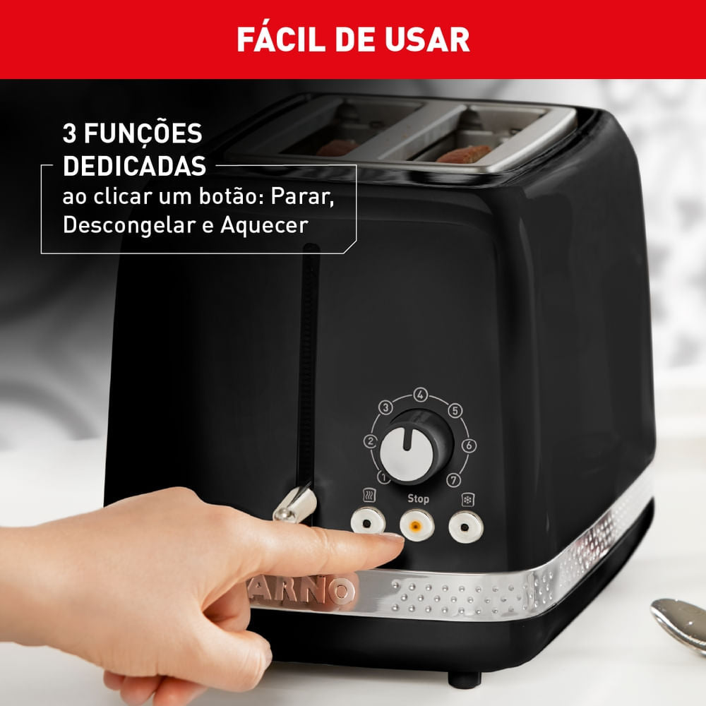 Kit Cafeteira, Chaleira e Torradeira Soleil Preta