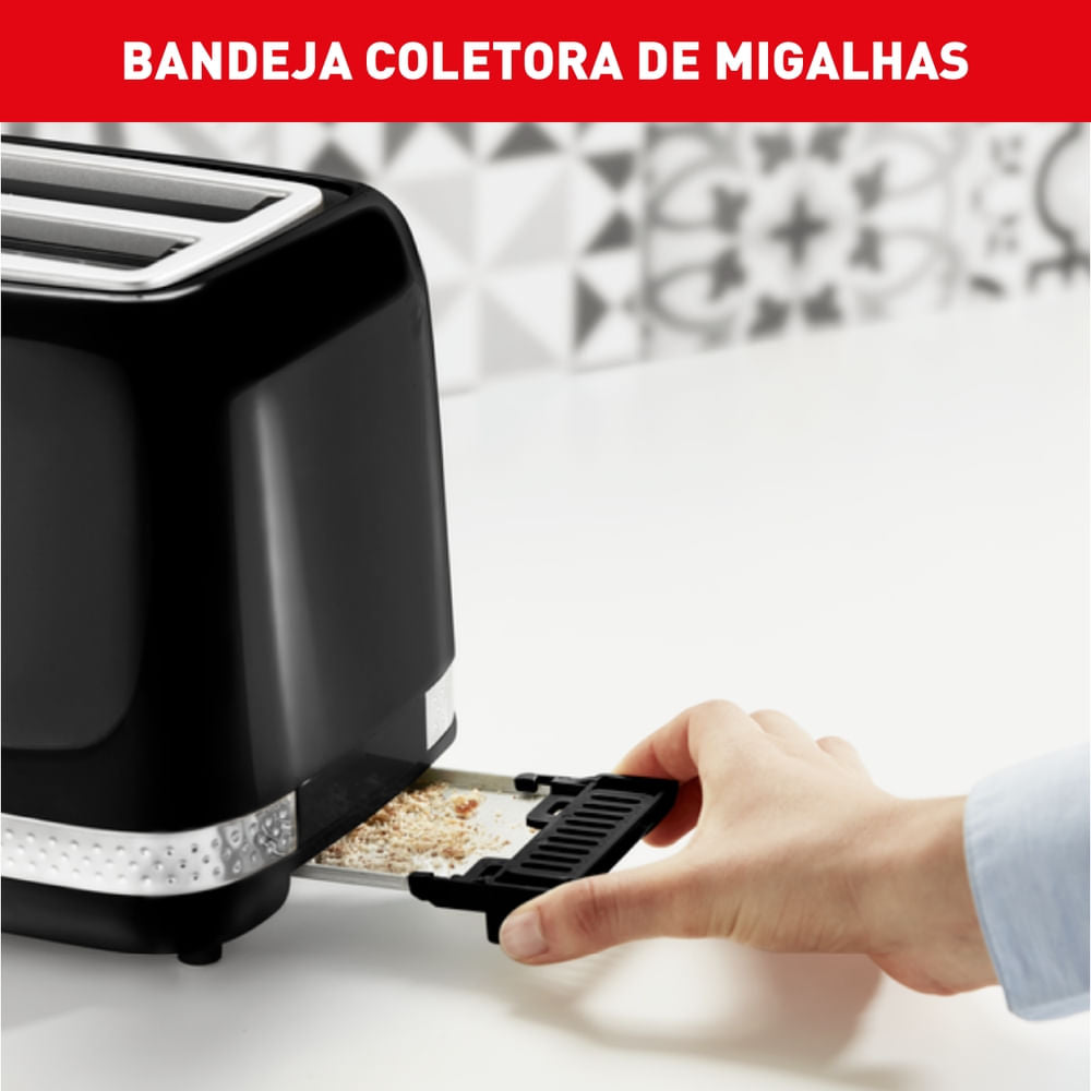 Kit Cafeteira, Chaleira e Torradeira Soleil Preta